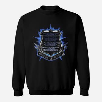 Thin Blue Line Law Enforcement Gear For Men Law Enforcement Sweatshirt | Crazezy