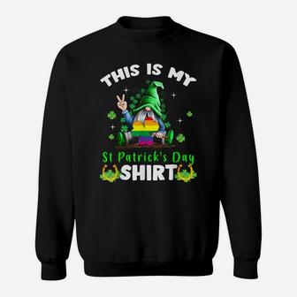 This Is My St Patrick's Day Shirt Gnomes Gay Pride Lgbt Sweatshirt | Crazezy AU