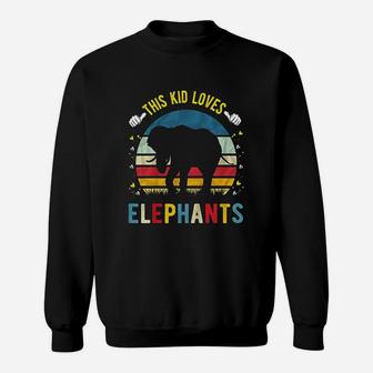 This Kid Loves Elephants Sweatshirt | Crazezy CA