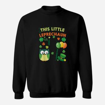This Leprechaun Is 3 Year Old Birthday St Patricks Day Sweatshirt | Crazezy UK