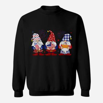 Three Gnomes 4Th Of July Independence Day American Flag Gift Sweatshirt | Crazezy DE