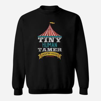 Tiny Human Tamer Circus Carnival Gymnast Distressed Sweatshirt - Thegiftio UK