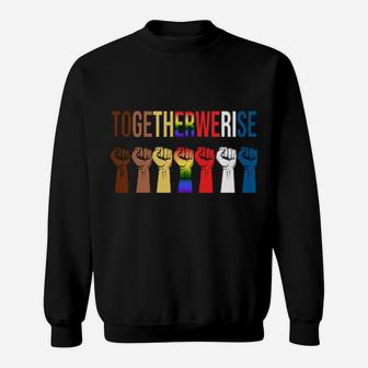 Togetherwerire Black Lives Matter Symbol Lgbt Sweatshirt - Monsterry AU