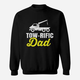 Tow Truck Driver Dad Father Towing Car Pickup Wrecker Gift Sweatshirt | Crazezy UK