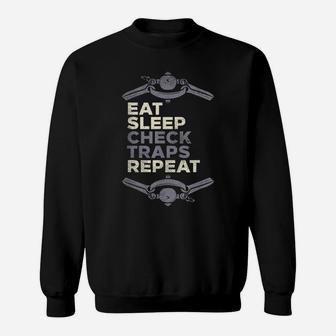 Trapper, Trap, Self Sufficient, Animal Trapping Sweatshirt | Crazezy AU