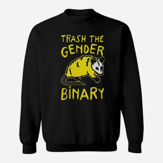 Trash The Gender Binary Sweatshirt - Monsterry CA