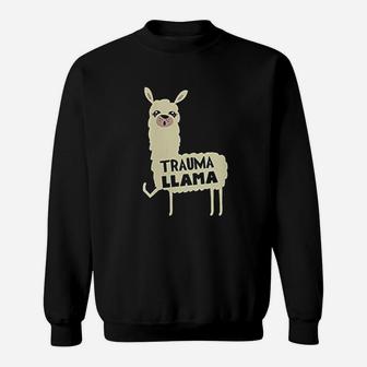 Trauma Llama Sweatshirt | Crazezy