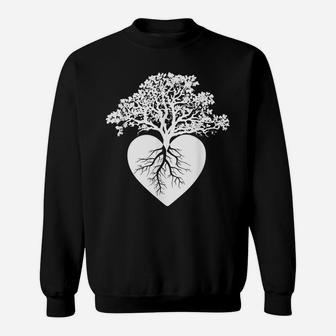 Tree Heart Design, Tree Lover, Nature Lover, Flower Child Sweatshirt | Crazezy