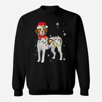 Treeing Walker Coonhound Dog Christmas Xmas Mom Dad Gifts Sweatshirt Sweatshirt | Crazezy