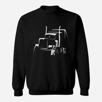 Truck For Truck Drivers Who Love Sweatshirt | Crazezy UK
