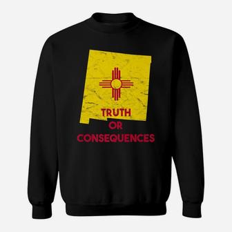 Truth Or Consequences New Mexico Nm Retro Vintage Sweatshirt | Crazezy DE