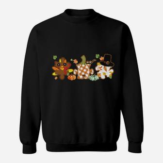 Tu Puzzle Autism Awareness Turkey Pumpkin Fall Autumn Sweatshirt - Monsterry