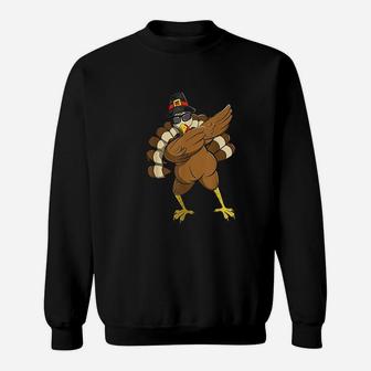 Turkey Happy Thanksgiving Day Sweatshirt | Crazezy