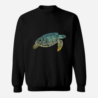 Turtle Sea Animal Diving Gift Turtle Sweatshirt | Crazezy UK