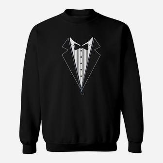 Tuxedo Bow Tie Sweatshirt | Crazezy DE