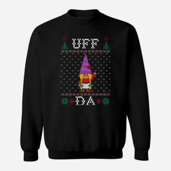 Uff Da, Swedish Tomte Gnome, God Jul, Christmas Women Girls Sweatshirt | Crazezy CA