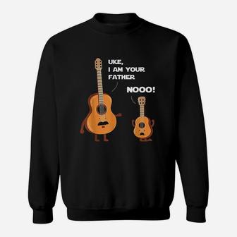 Uke I Am Your Father Funny Ukulele Guitar Music Guitarist Sweatshirt | Crazezy UK