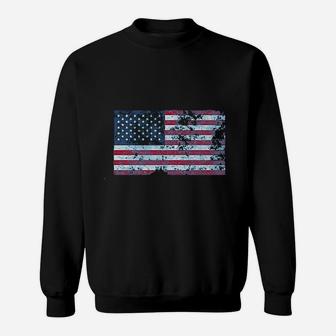 United States Flag Sweatshirt | Crazezy UK