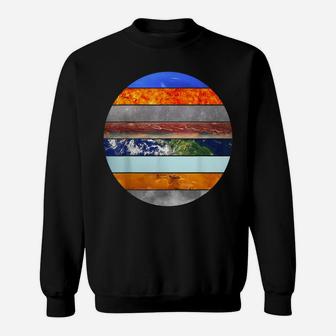 Universe All Planets Solar System Cosmology Astronomy Gift Sweatshirt | Crazezy DE