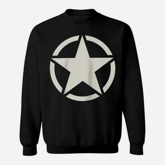 Us Army Star World War 2 Raglan Baseball Tee Sweatshirt | Crazezy