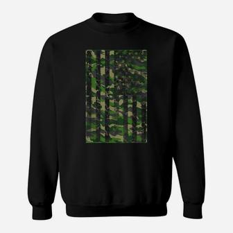 Usa Camouflage Flag Shirt | Classic Army Print T-Shirt Gift Sweatshirt | Crazezy