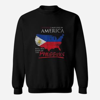 Usa I May Live In America Sweatshirt | Crazezy DE
