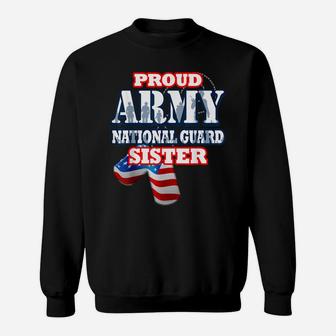 Usa Proud Army National Guard Sister Shirt Women Sweatshirt | Crazezy