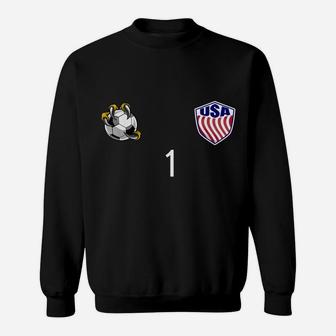 Usa Training Number 1 Front And Back Design Sweatshirt | Crazezy UK