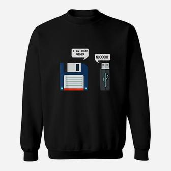 Usb Flash Drive Floppy Disk Usb Im Your Father Stick Sweatshirt | Crazezy UK