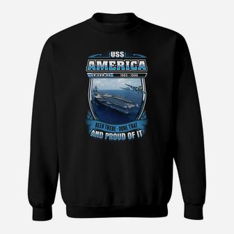 Uss America Cv 66 Been There Done That Sweatshirt - Thegiftio UK