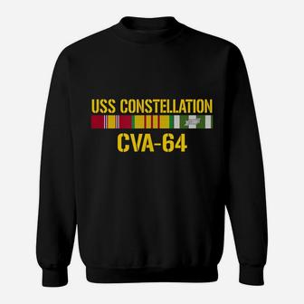 Uss Constellation Cva-64 Vietnam Veteran Sweatshirt | Crazezy DE