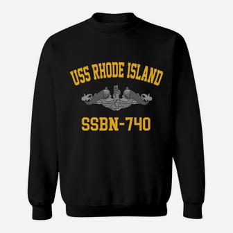 Uss Rhode Island Ssbn-740 Sweatshirt | Crazezy AU