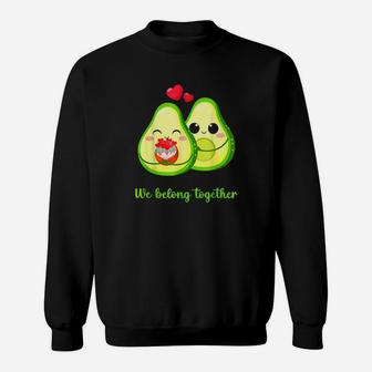 Valentine Day Cute In Love Avocados Sweatshirt - Monsterry CA