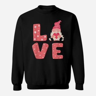 Valentine's Day Cute Gnome Love Sweatshirt - Monsterry CA