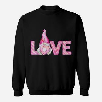 Valentine's Day Shirt Gnome Love Funny Gifts Sweatshirt | Crazezy DE