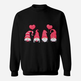 Valentine's Day Shirt Gnome Love Funny Gifts Sweatshirt | Crazezy