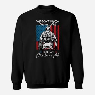Veteran American Flag Army Soldier Saying Military Gifts Sweatshirt | Crazezy