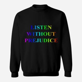 Victoria Beckham Listen Without Prejudice Lgbt Sweatshirt - Monsterry UK
