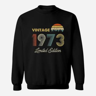 Vintage 1973 Made In 1973 46Th Birthday 46 Years Old Gift Sweatshirt | Crazezy CA