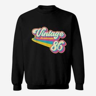 Vintage 1986 35Th Birthday Sweatshirt | Crazezy UK