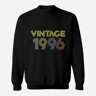 Vintage 1996 25 Years Old Birthday Sweatshirt | Crazezy