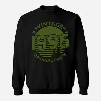 Vintage 1996 Original Parts Birthday Gift For Women Men Sweatshirt | Crazezy DE