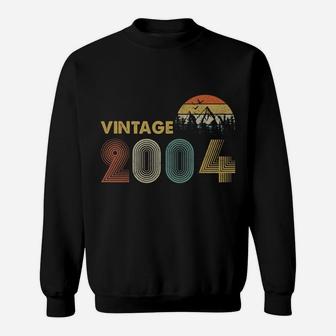 Vintage 2004 Funny 16 Year Old Boys Girls 16Th Birthday Gift Sweatshirt | Crazezy DE