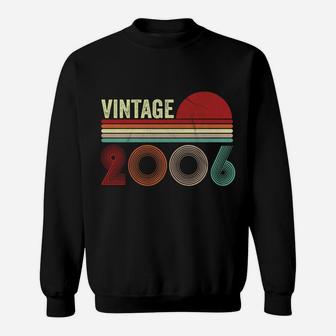 Vintage 2006 Funny 14 Years Old Boys And Girls 14Th Birthday Sweatshirt | Crazezy AU