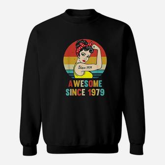 Vintage 42Nd Birthday 1979 Women Gift For 42 Year Old Sweatshirt | Crazezy AU
