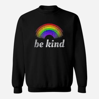 Vintage Be Kind Rainbow Sweatshirt | Crazezy