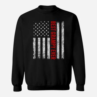 Vintage Best Grampy Ever American Flag Father's Day Gifts Sweatshirt | Crazezy