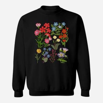 Vintage Botanical Floral Flower Hawaiian Gifts For Men Women Sweatshirt | Crazezy