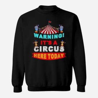 Vintage Costume Event Circus Staff Themed Birthday Party Sweatshirt | Crazezy DE
