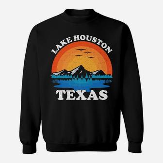 Vintage Family Vacation Retro Texas Lake Houston Sweatshirt | Crazezy